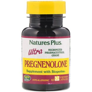 Ультра прегненолон Nature's Plus (Ultra Pregnenolone) 50 мг 60 капсул купить в Киеве и Украине