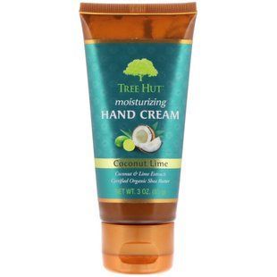 Moisturizing hand cream, coconut and lime, Tree Hut, 85 g
