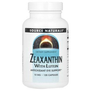 Source Naturals, Zeaxanthin with Lutein, 10 mg, 120 Capsules купить в Киеве и Украине