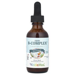 Maxi Health, KiddieMax&reg; Liquid B-Complex&trade;, Natural Berry, 2 fl oz (59 ml)