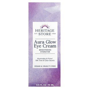 Heritage Store, Aura Glow Eye Cream, 0.5 fl oz (15 ml) купить в Киеве и Украине