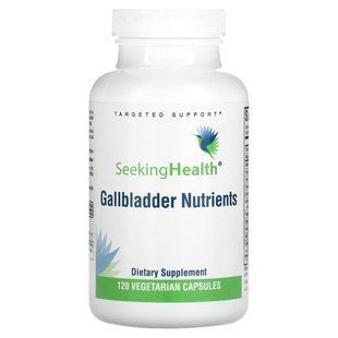 Питательные вещества для желчного пузыря Seeking Health (Gallbladder Nutrients Supports Bile Production & Flow) 120 вегетарианских капсул купить в Киеве и Украине