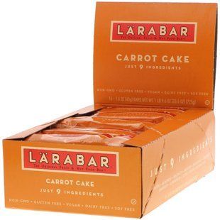 Батончики со вкусом морковного пирога Larabar 16 бат. купить в Киеве и Украине