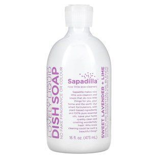 Sapadilla, Lovely Liquid, Dish Soap, Sweet Lavender + Lime, 16 fl oz (473 ml) купить в Киеве и Украине