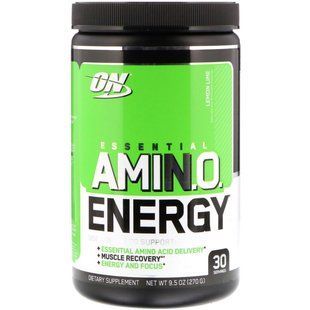 Amino energy, Optimum Nutrition, lemon/lime, 270 grams