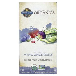 Garden of Life Men's Multi Vitamins 60 Tablets