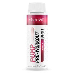Предтренировочный шот вкус вишни OstroVit (Pump Pre-Workout Shot) 100 мл купить в Киеве и Украине