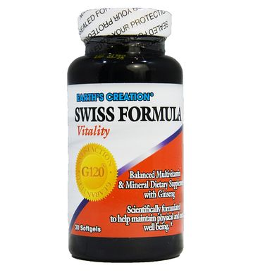 Вітаміни для відновлення організму Earth`s Creation (Swiss Formula) 30 капсул