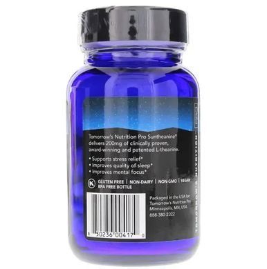 L-теанин для облегчения стресса и улучшения концентрации Tomorrow's Nutrition (PRO SunTheanine) 62 к купить в Киеве и Украине