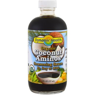 Кокосовий соус з амінокислотами Dynamic Health Laboratories (Coconut Aminos) 237 мл