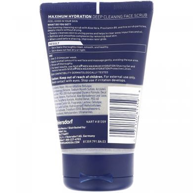 Чоловік скраб для обличчя, глибоке очищення, оригінал, Nivea, 125 г (4,4 унції)