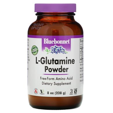 L- глютамин порошок Bluebonnet Nutrition (L-Glutamine) 228 гм купить в Киеве и Украине