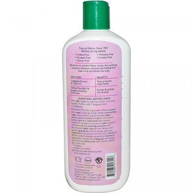 Shampoo with fern extract Aubrey Organics 325 ml