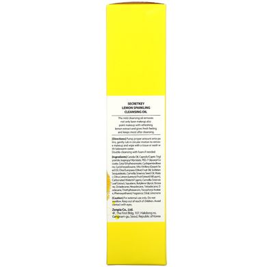 Secret Key, Lemon Sparkling Cleansing Oil, 5.07 fl oz (150 ml)