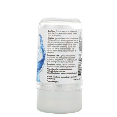 Натуральний дезодорант-стік Now Foods (Deodorant Stick) 99 г