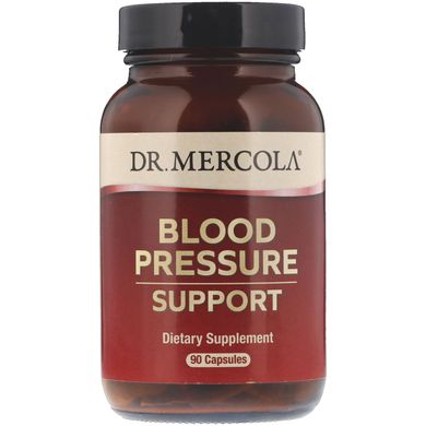 Поддержка кровяного давления, Blood Pressure Support, Dr. Mercola, 90 капсул купить в Киеве и Украине
