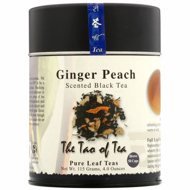 Ароматизований чорний чай, імбир і персик, The Tao of Tea, 115 г