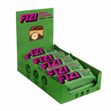 FIZI Chocolate Bar - 10х45g Hazelnut-Caramel FIZI
