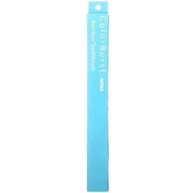 Bamboo toothbrush, blue color, 1 toothbrush