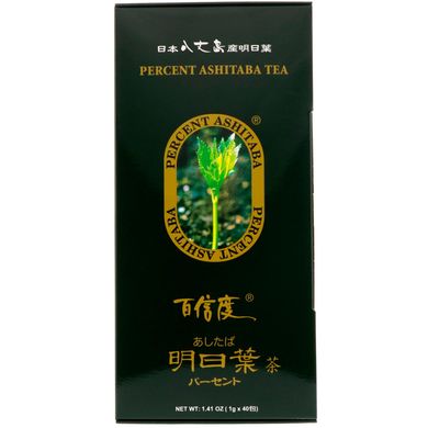 Чай, Percent Ashitaba, 40 чайних пакетиків, 1,41 унц