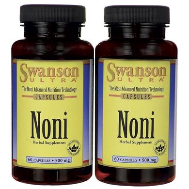 Ноні, Noni, Swanson, 500 мг, 120 капсул