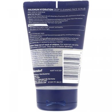 Чоловік скраб для обличчя, глибоке очищення, оригінал, Nivea, 125 г (4,4 унції)