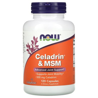Целадрин та МСМ Now Foods (Celadrin & MCM) 120 капсул
