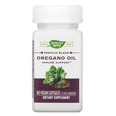 Масло орегано Nature's Way (Oregano Oil) 50 мг 60 капсул купить в Киеве и Украине