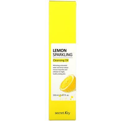 Secret Key, Lemon Sparkling Cleansing Oil, 5.07 fl oz (150 ml)