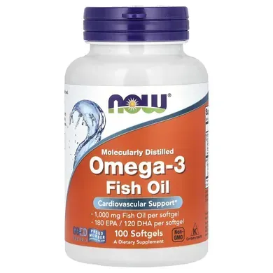Omega-3 Now Foods 100 капсул