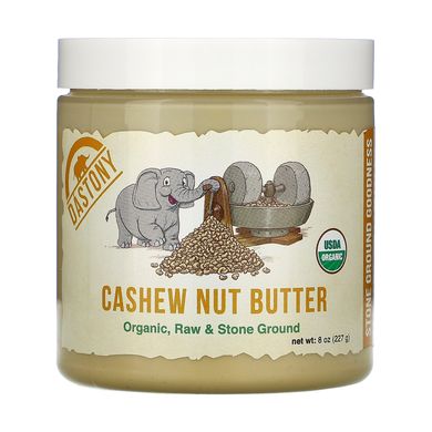Органічне масло кешью, Organic, Cashew Nut Butter, Dastony, 227 г