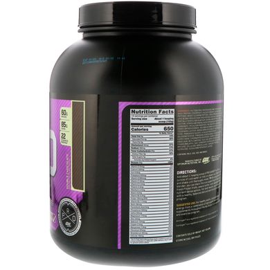 Pro Gainer, засіб для набору ваги (гейнер) з високим вмістом протеїну, подвійний шоколад, Optimum Nutrition, 2310 г (509 lb)