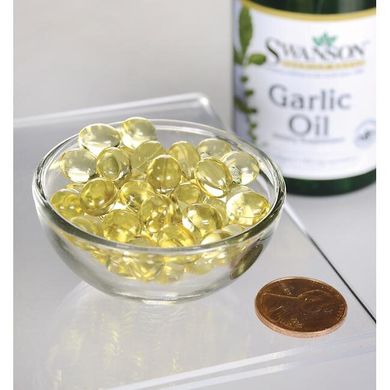 Чесночное Масло, Garlic Oil, Swanson, Equivalent to 500 мг, 250 капсул купить в Киеве и Украине