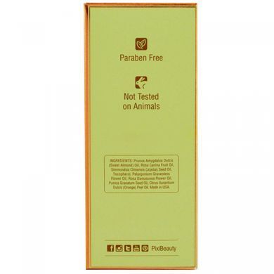 Rose oil, nourishing facial oil with rose and pomegranate oils, 30 ml (1.01 fl oz)