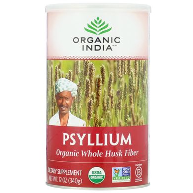 Подорожник лушпиння Organic India (Psyllium Whole Husk) 340 г