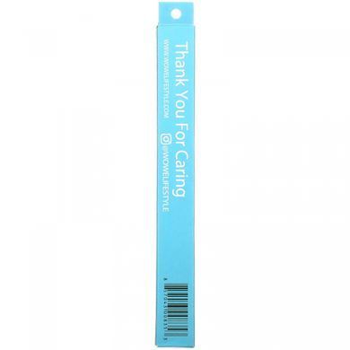 Bamboo toothbrush, blue color, 1 toothbrush