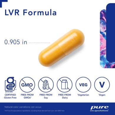 Препарат для печени Pure Encapsulations (LVR Formula) 120 капсул купить в Киеве и Украине