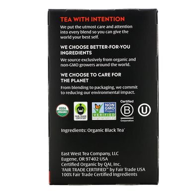 Чорний чай "Англійський сніданок" органік Choice Organic Teas (Black Tea) 16 штук 32 г