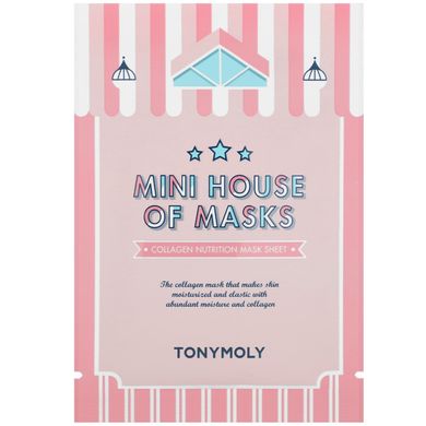 Колагенова маска Mask Your Night Away, Tony Moly, 5 аркушів, 0,74 унції (21 г)
