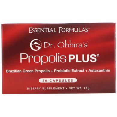 Прополис Плюс Dr. Ohhira's (Propolis Plus) 30 мг 30 капсул купить в Киеве и Украине
