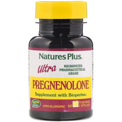 Ультра прегненолон Nature's Plus (Ultra Pregnenolone) 50 мг 60 капсул