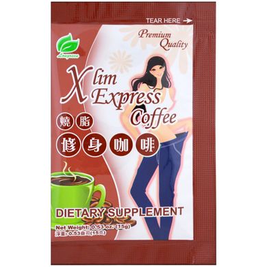 кофе Xlim Express, Longreen Corporation, 10 Пакетиков, 150 г (5,3 унции) купить в Киеве и Украине