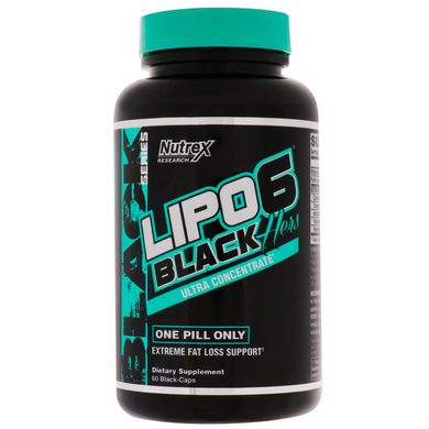 Жироспалювач Nutrex Research (Lipo 6 Black Hers Ultra Concentrate) 60 капсул