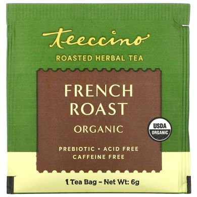 Трав'яна кава французького обсмаження органік без кофеїну Teeccino (Herbal Coffee) 25 пакетів 150 г