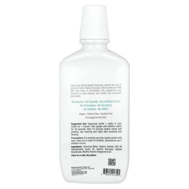 Rinse for the oral cavity, without alcohol, mild mint, 473 ml
