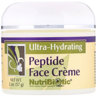 Ультразволожуючий крем для обличчя з пептидами NutriBiotic (Peptide Face Creme) 57 г