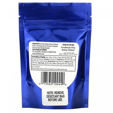 Гавайська сіль приправи калуа, Hawaiian Kalua Seasoning Salt, NOH Foods of Hawaii, 113 г