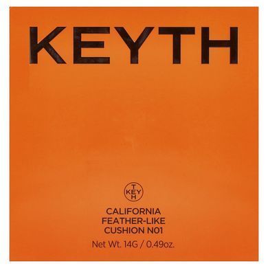 KEYTH, Каліфорнійська подушка, схожа на пір&rsquo;я, N01 світло-бежевий, 14 г (0,49 унції)