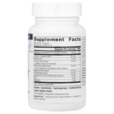 Source Naturals, MitoNight&trade; With Melatonin, 30 Capsules