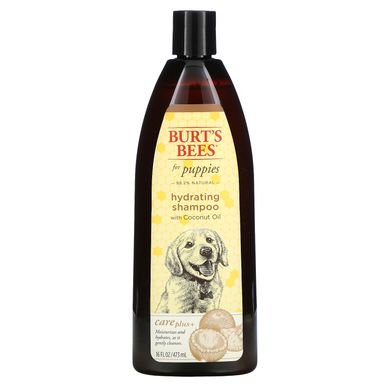 Burt's Bees, Care Plus +, увлажняющий шампунь для щенков с кокосовым маслом, 16 жидких унций (473 мл) купить в Киеве и Украине